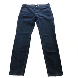 Joe Fresh Slim Skinny Denim Dark Wash Casual Mid Rise Jeans Womens Size 8